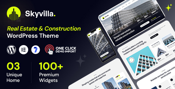 Skyvilla - Real Estate Construction Group WordPress Theme Skyvilla - Real Estate Construction Group WordPress Theme