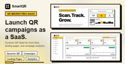 SmartQR SaaS - Dynamic QR Codes, Short Links, Landing Pages, Campaign Tracking Analytics