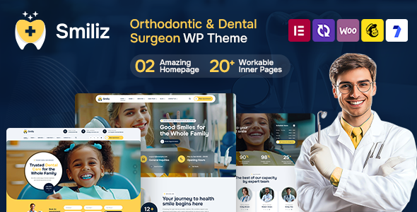 Smiliz - Orthodontics Dental Surgeon WordPress Theme Smiliz - Orthodontics Dental Surgeon WordPress Theme