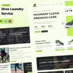 Sneaky - Shoe Laundry Service Elementor Template Kit