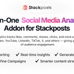Social Media Analytics Addon for Stackposts