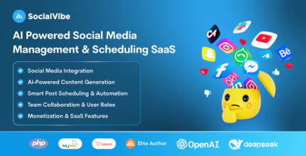 SocialVibe - AI-Powered Social Media Management Scheduling SaaS