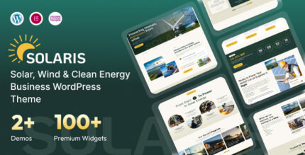 Solaris – Solar, Wind Clean Energy Business WordPress Theme