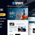 Sporte - Sports Training Elementor Template Kit