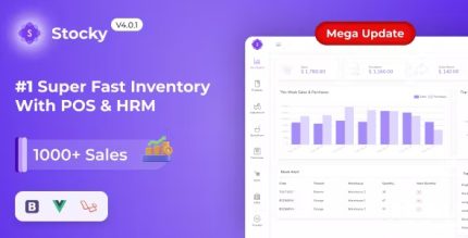 Stocky – Laravel POS Inventory Management | ERP, HRM, WooCommerce Online Store