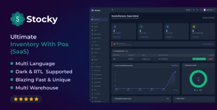 Stocky SaaS – POS Inventory Management | ERP, HRM, WooCommerce Online Store