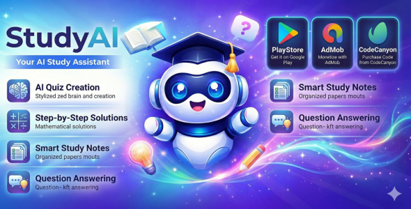 StudyAI — AI-Powered Study Companion Android App StudyAI — AI-Powered Study Companion Android App