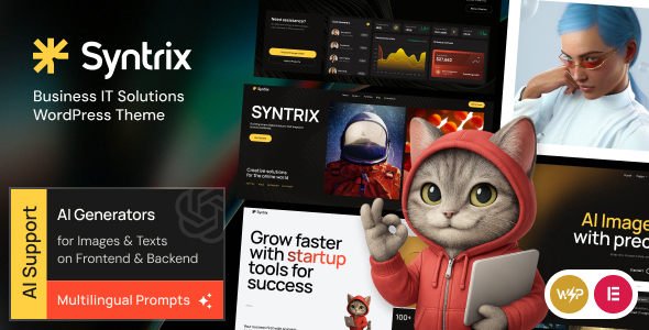 Syntrix - Business IT Solutions WordPress Theme Syntrix - Business IT Solutions WordPress Theme