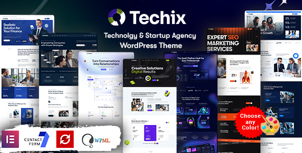 Techix - Technology Startup Agency WordPress Theme Techix - Technology Startup Agency WordPress Theme