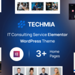 Techmia - IT Consulting Service Elementor WordPress Theme