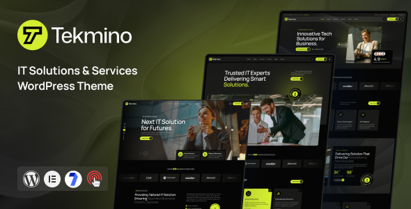 Tekmino - IT Solutions Services WordPress Theme Tekmino - IT Solutions Services WordPress Theme