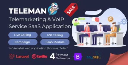 Teleman - Telemarketing Voice Calling SaaS Application