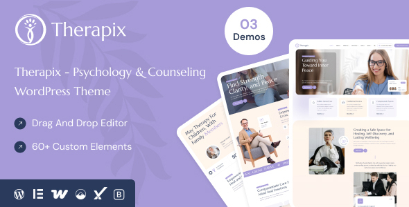 Therapix - Psychology Counselling WordPress Theme Therapix - Psychology Counselling WordPress Theme