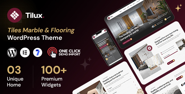 Tilux - Tiles Marble Flooring WordPress Theme Tilux - Tiles Marble Flooring WordPress Theme