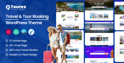 Tourex - Tour Travel Booking WordPress Theme