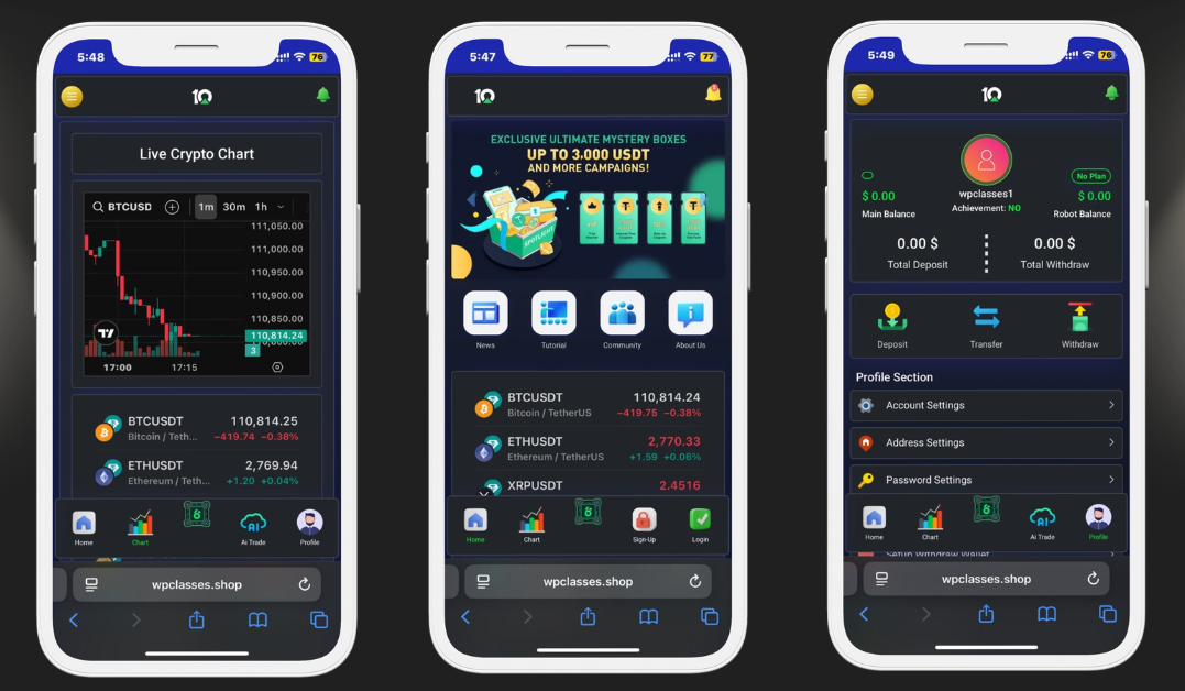 Trading Website Script - Codelexa Trading Website Script - Codelexa