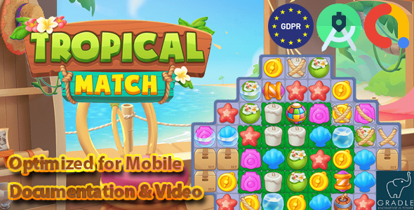 Tropical MATCH (Admob + GDPR + Android Studio) Tropical MATCH (Admob + GDPR + Android Studio)