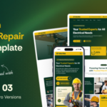 Voltra - Electrician Electrical Repair HTML Template