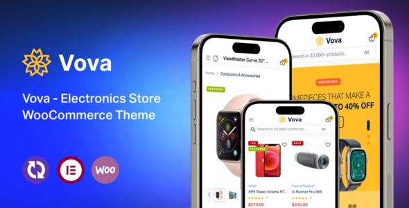Vova – Electronics Store WooCommerce WordPress Theme Vova – Electronics Store WooCommerce WordPress Theme