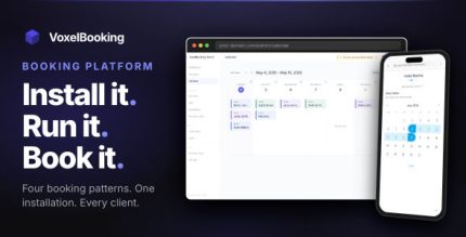 VoxelBooking — Multi-Business Booking System · Self-Hosted · Four Patterns