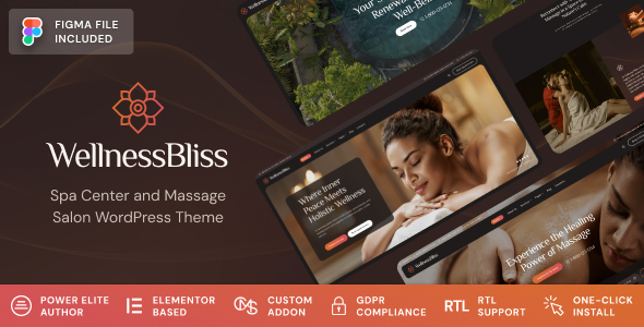 Wellness Bliss - Massage Salon Spa WordPress Theme Wellness Bliss - Massage Salon Spa WordPress Theme