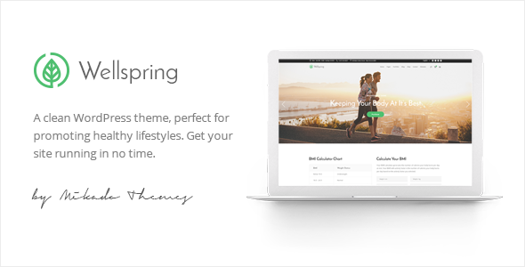 Wellspring - Health, Lifestyle Wellness WordPress Theme