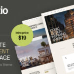 Westio – Real Estate Apartment Landing Page WordPress Theme
