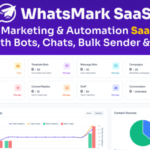 WhatsMarkSaaS - WhatsApp Marketing Automation SaaS Platform with Bots, Chats, Bulk Sender AI