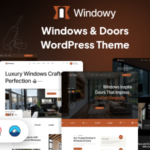 Windowy - Windows and Doors Services WordPress Theme