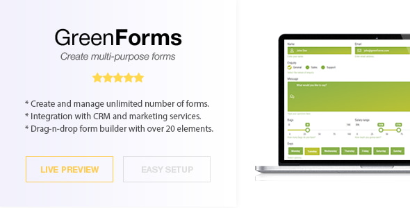 WordPress Form Builder - Green Forms WordPress Form Builder - Green Forms