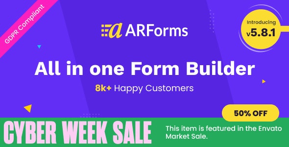 Wordpress Form Builder Plugin, Contact form - ARForms Wordpress Form Builder Plugin, Contact form - ARForms