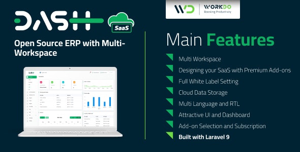 WorkDo Dash SaaS - Open Source ERP with Multi-Workspace WorkDo Dash SaaS - Open Source ERP with Multi-Workspace