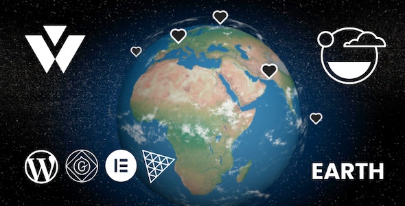 WP Earth 3D for Gutenberg Elementor WP Earth 3D for Gutenberg Elementor