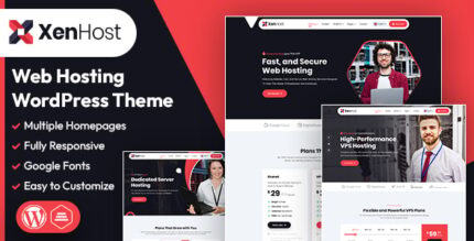XenHost | Web Hosting WordPress WHMCS Theme