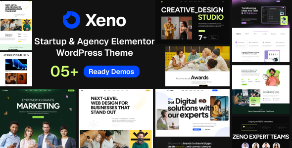 Xeno - Startup Agency Elementor WordPress Theme