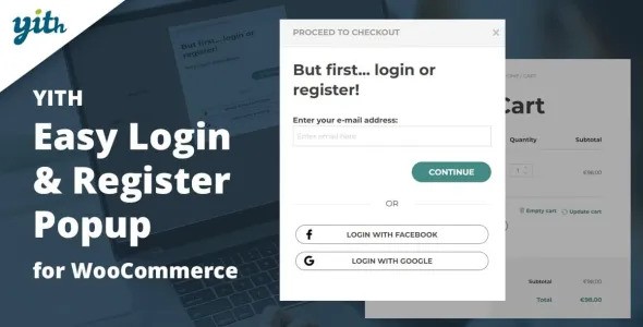 YITH Easy Login Register Popup for WooCommerce YITH Easy Login Register Popup for WooCommerce