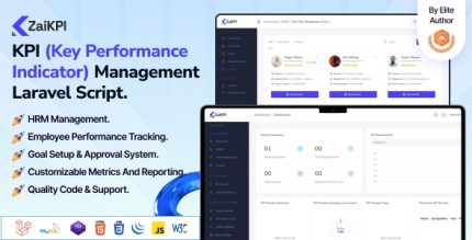 ZaiKPI - KPI (Key Performance Indicator) Management Laravel Script.