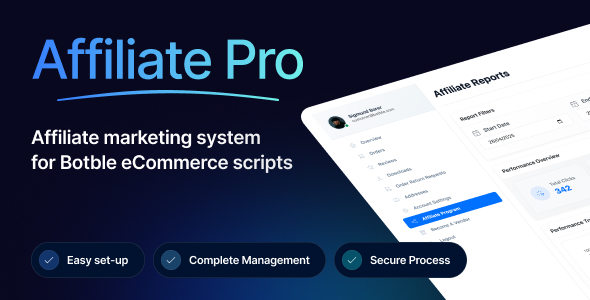 Affiliate Pro - Complete Affiliate Marketing System for Botble eCommerce Affiliate Pro - Complete Affiliate Marketing System for Botble eCommerce