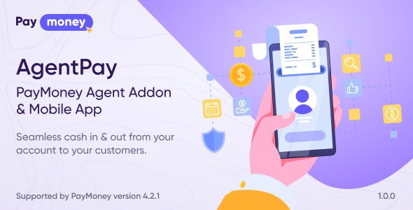 AgentPay - PayMoney Agent Addon Mobile App AgentPay - PayMoney Agent Addon Mobile App
