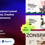 Agntix - Multipurpose Laravel CMS for Business, Portfolio, Creative Agencies eCommerce