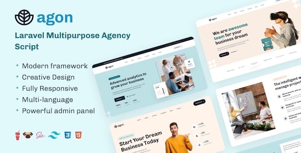 Agon - Laravel Multipurpose Agency Script Agon - Laravel Multipurpose Agency Script