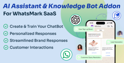 AI Assistant Knowledge Bot Addon for WhatsMarkSaaS