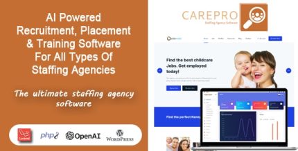 AI Recruitment Staffing Agency Software - CarePro