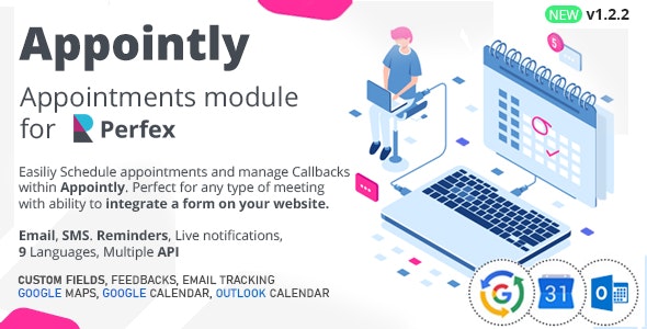 Appointly - Perfex CRM Appointments Appointly - Perfex CRM Appointments