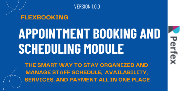 Appointment Booking and Scheduling module for Perfex Appointment Booking and Scheduling module for Perfex