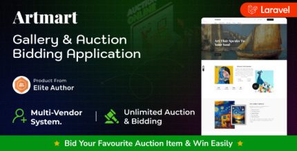 Artmart - Gallery Auction and Bidding Platform