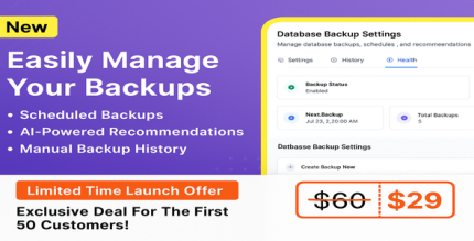 Backup Module for Tabletrack