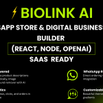 BioLink AI - WhatsApp Store SaaS Digital Business Card Builder (React, Node, OpenAI)