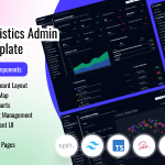 Cargomax – Shipping Logistics Admin Dashboard Next.js Template