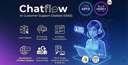 Chatflow – AI Customer Support eCommerce Assistant (SaaS)